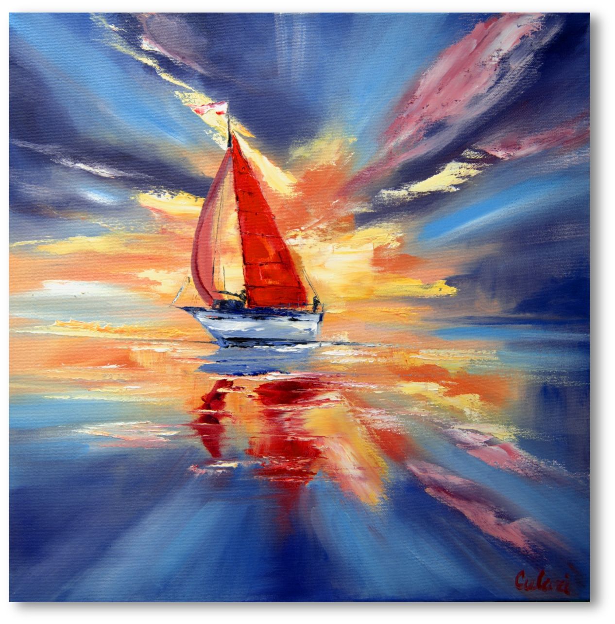 Modern Art on Canvas – Color, Movement &amp; Emotion