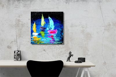 Moderne Kunst auf Leinwand – Farbe, Bewegung &amp; Emotion