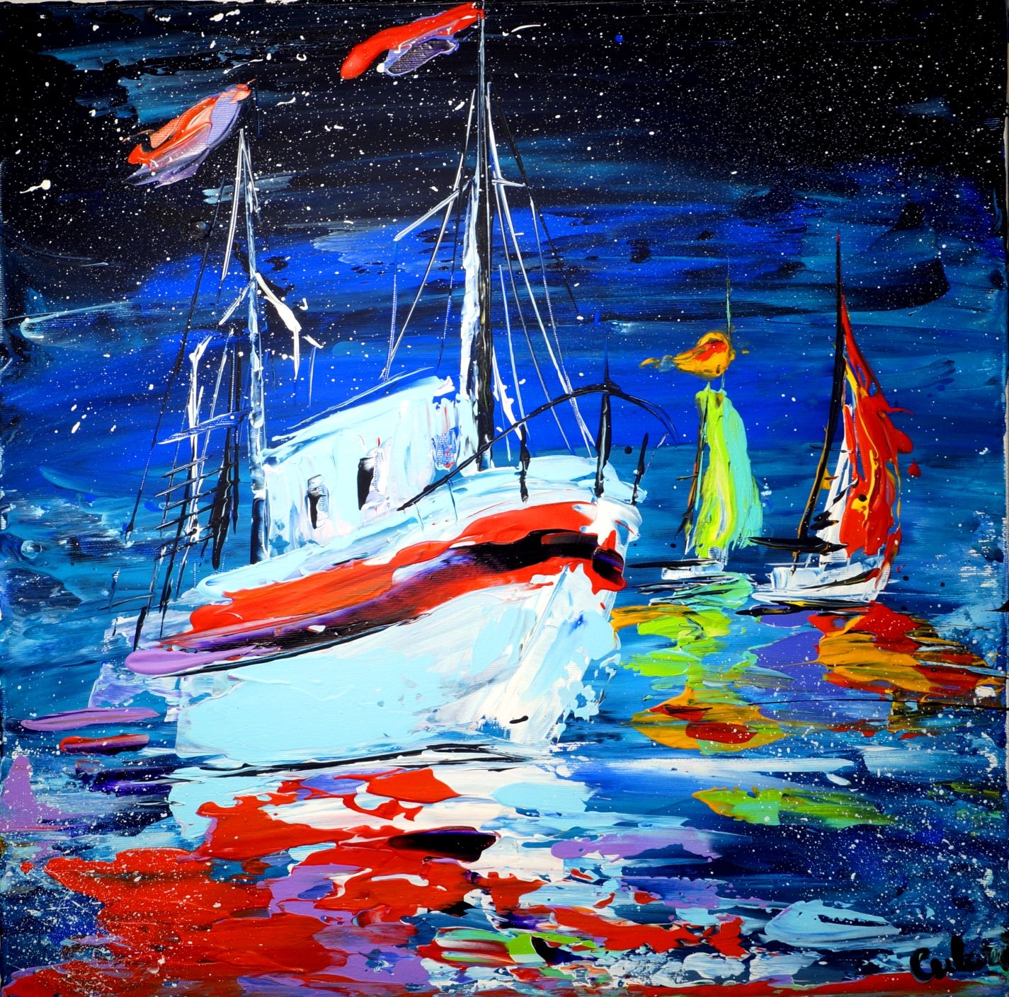 Modern Art on Canvas – Color, Movement &amp; Emotion
