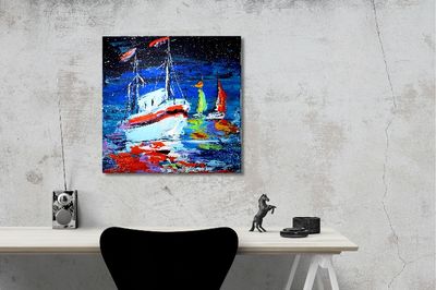 Moderne Kunst auf Leinwand – Farbe, Bewegung &amp; Emotion