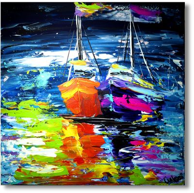 Modern Art on Canvas – Color, Movement &amp; Emotion