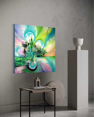 Play of Colors of Imagination - Abstract Art for Unique Home Design