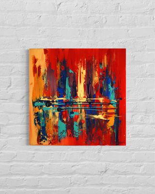 Composition - Abstract Art with Expression and Movement Composition - Abstract Art with Expression and Movement