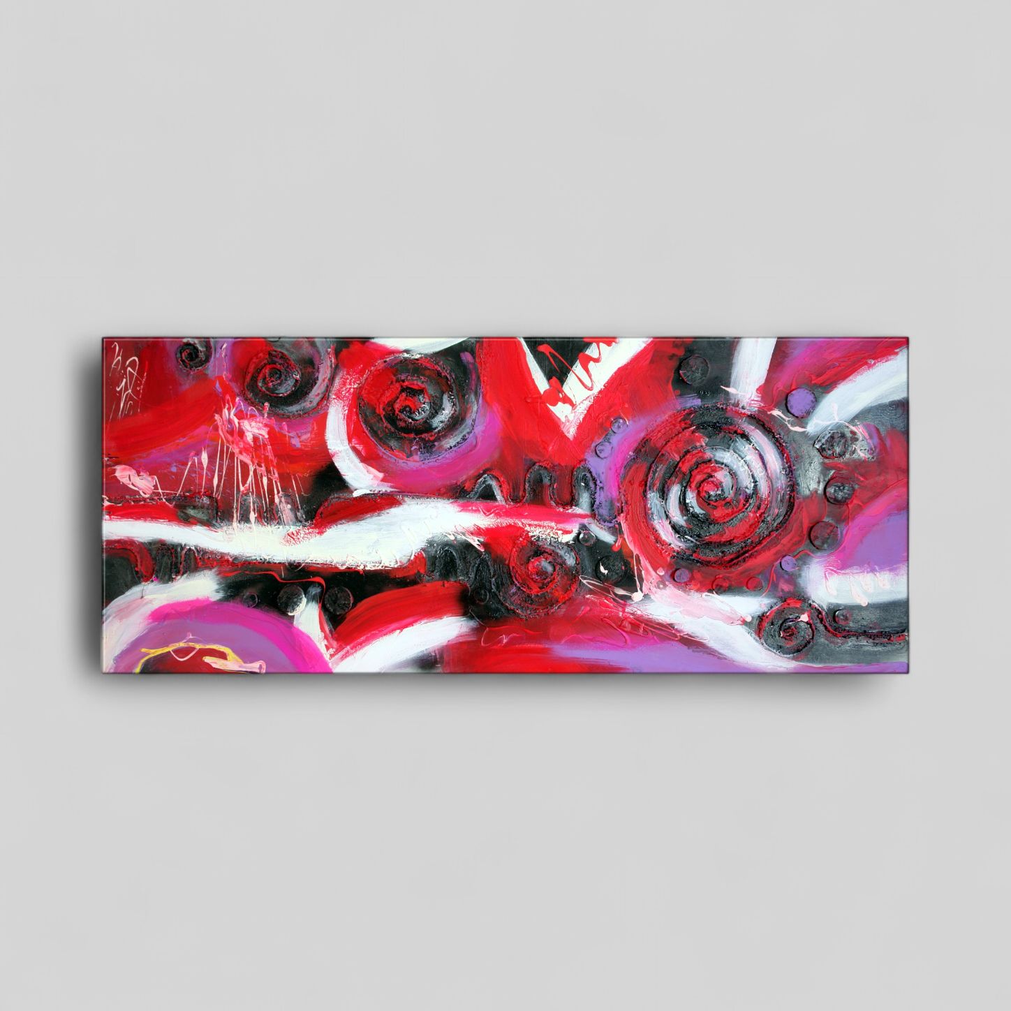 Circles and Lines of Imagination - Artistic Canvas Paintings with Impressive Depth