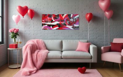 Circles and Lines of Imagination - Artistic Canvas Paintings with Impressive Depth