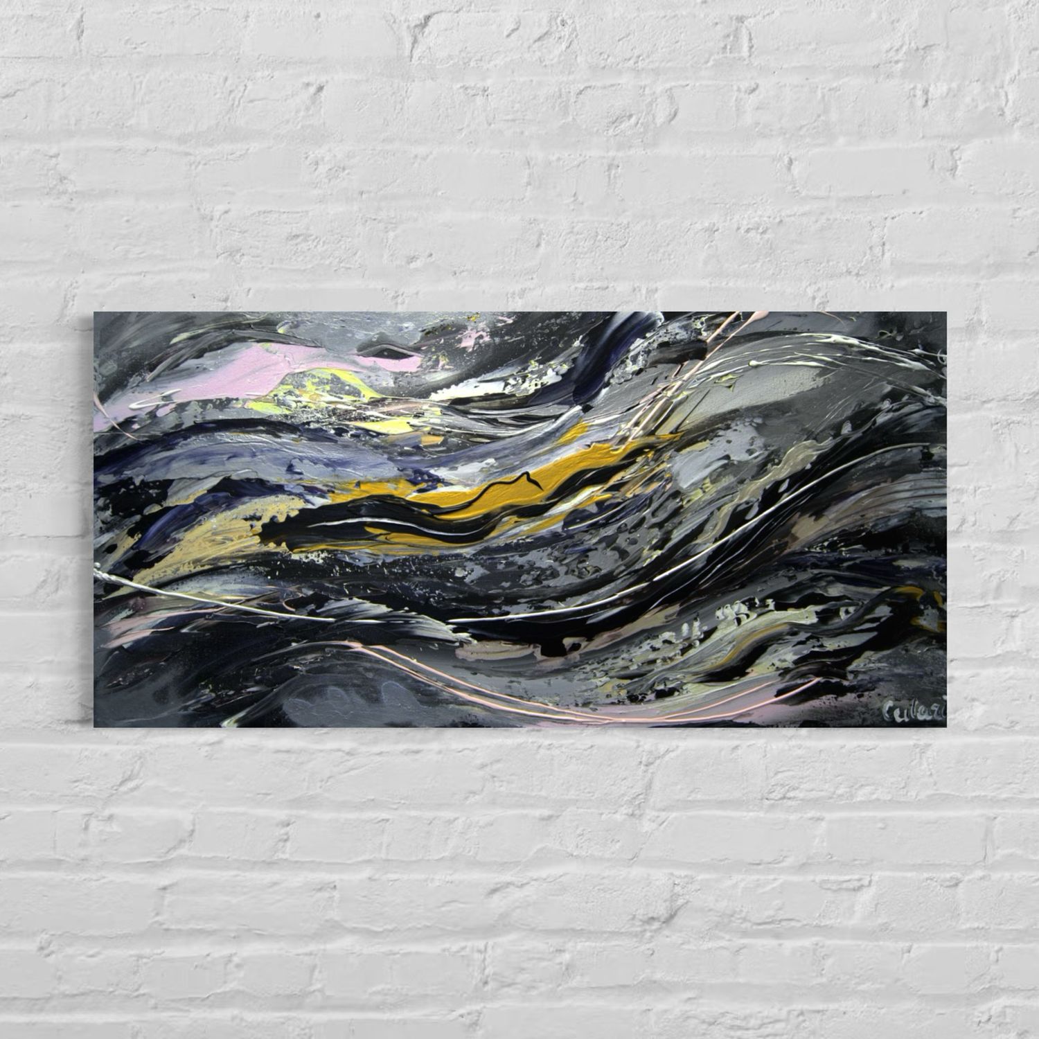 Flowing Abstraction - Modern Acrylic Painting