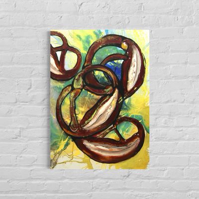 Abstract Pretzel Painting