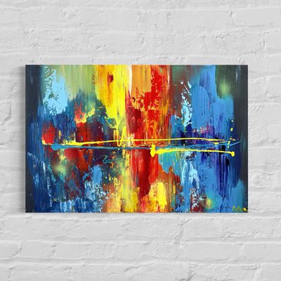 Colors of the Soul- abstract painting 