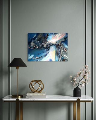 Abstract Fantasy Worlds - Color Explosions and Harmonious Gradients in Acrylic