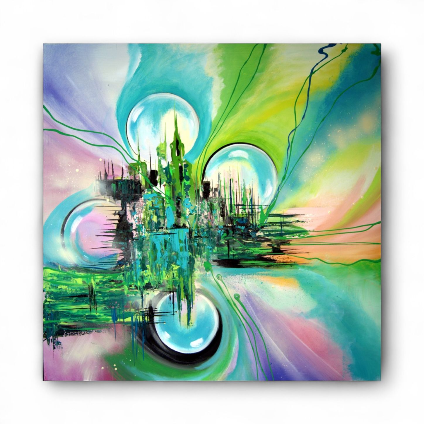 Play of Colors of Imagination - Abstract Art for Unique Home Design