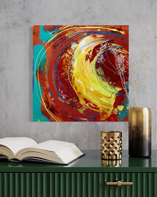 Play of Colors of Fantasy - Artistic Emotions in Abstract Forms