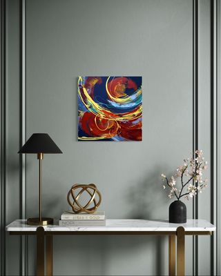 Abstract Geometry - Harmonic Color Gradients and Powerful Structures