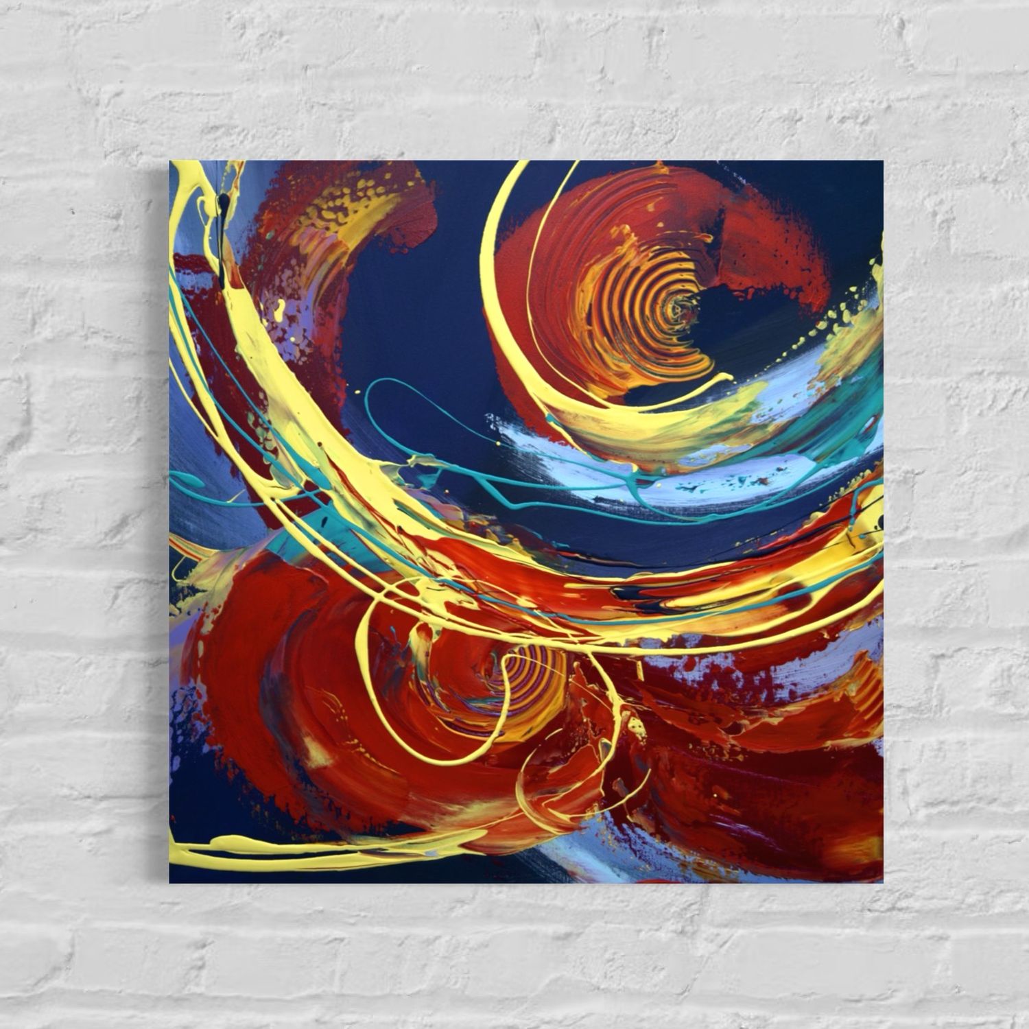 Abstract Geometry - Harmonic Color Gradients and Powerful Structures