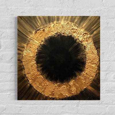 Golden Circle - Unique Abstraction with Artistic Freedom
