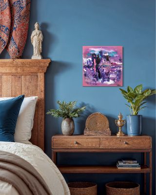 Play of Shapes - Exclusive Acrylic Painting with Unique Texture