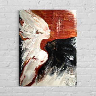 Two People - Modern Abstract Art for Your Home Two People - Modern Abstract Art for Your Home
