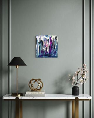 Abstract Rain – Dance of the Drops - Colorful Accents for Creative Living Ideas
