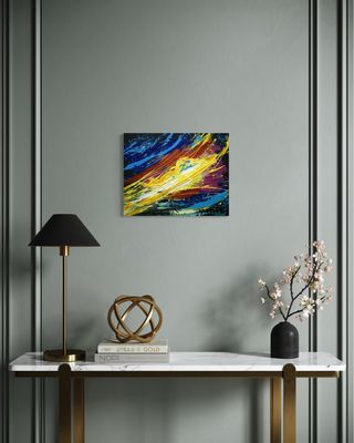 Abstract Waves – Dance of Forms - Contemporary Artwork with Unique Character