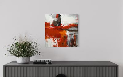 Strokes of Imagination - Canvas Art with Moving Color Dynamics