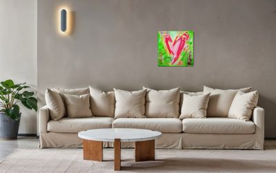 Abstract Heart – Pop Art Emotion - Artistic Accents for Special Spaces