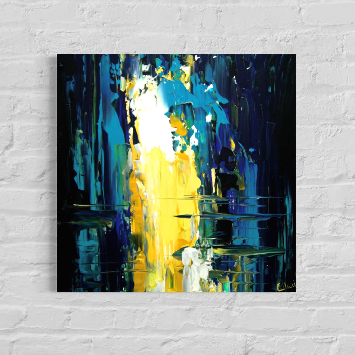 Mysterious Composition - Unique Abstract Paintings for Modern Interiors