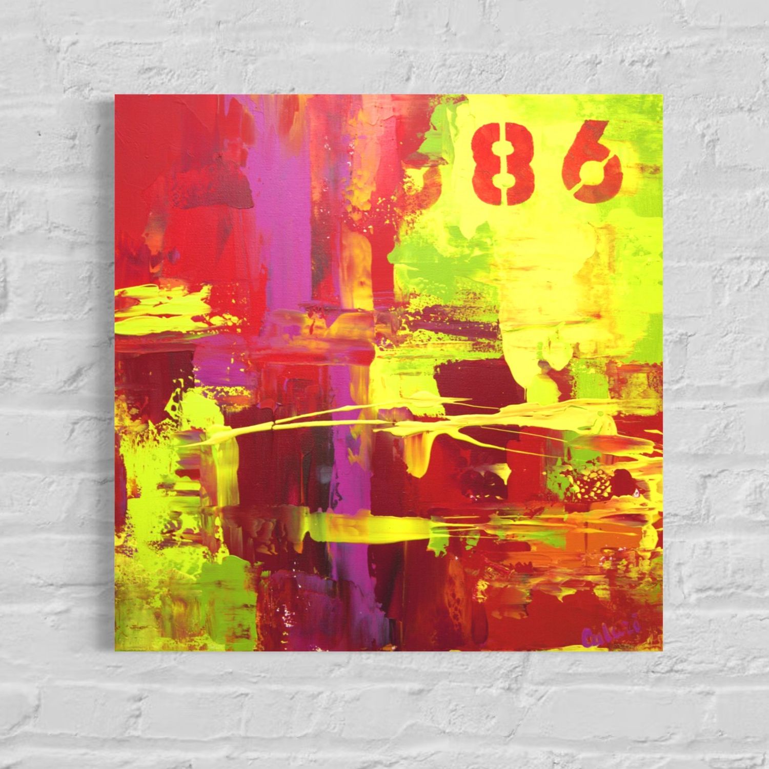 Explosion of Colors - Creative Abstraction – Every Painting is Unique