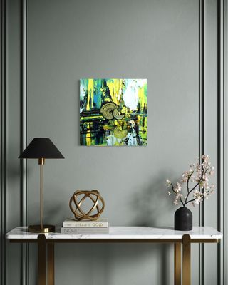Dance of Colors - Original Abstract Painting with Unique Texture