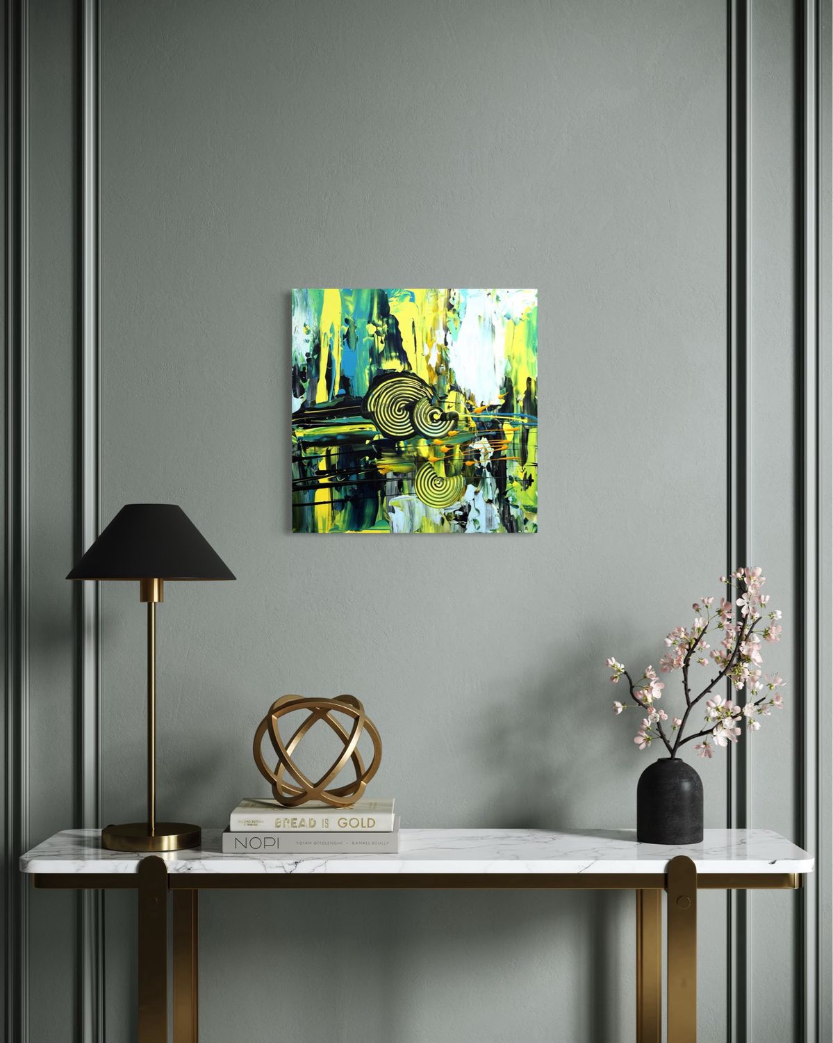 Dance of Colors - Original Abstract Painting with Unique Texture