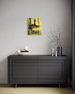 Yellow &amp; Black in Dialogue - Fascinating Color Worlds in Abstract Art