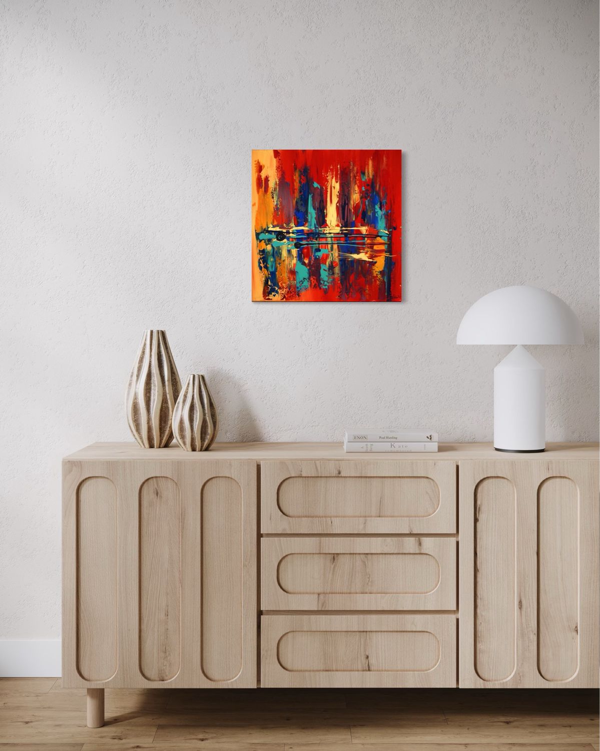 Composition - Abstract Art with Expression and Movement