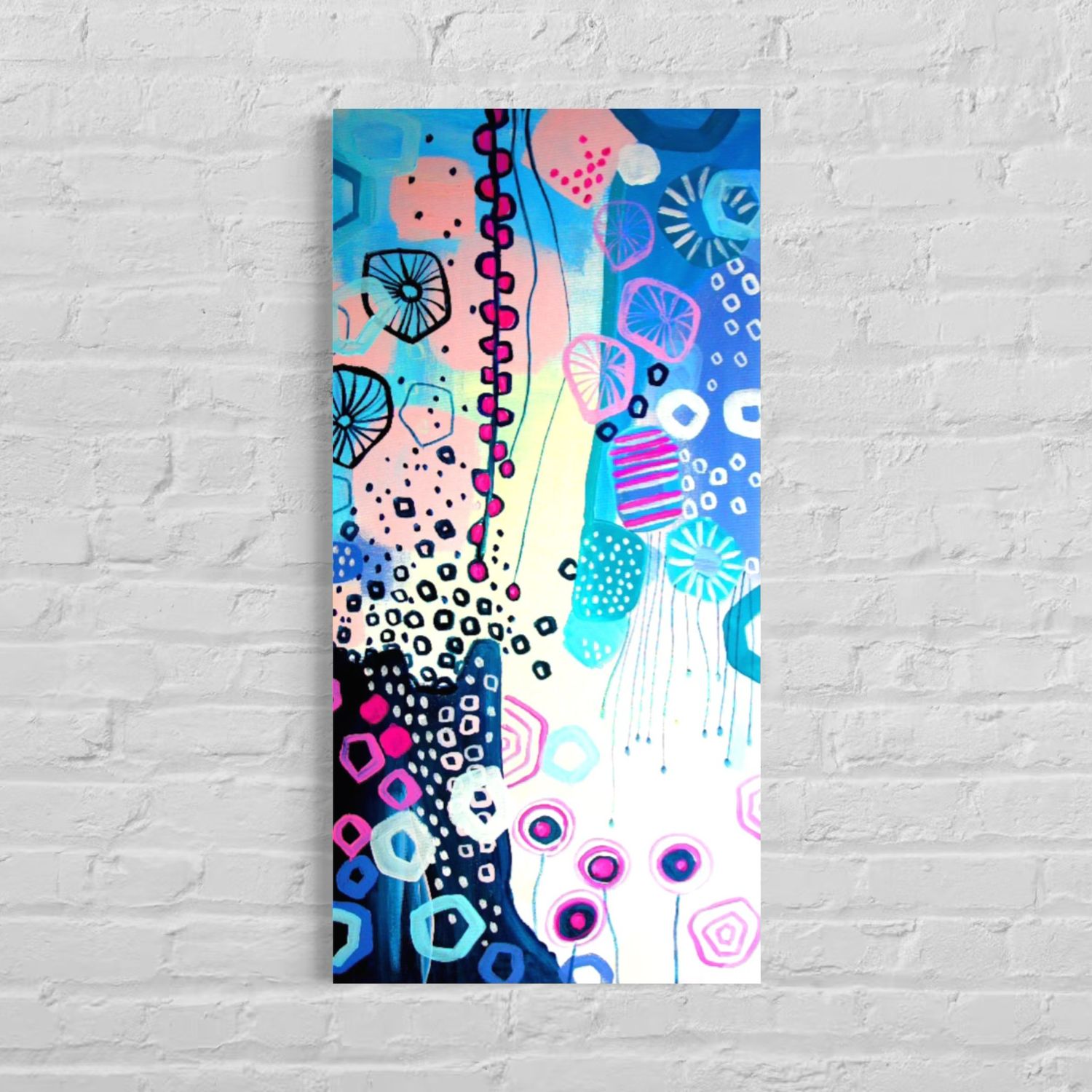 Forms - Abstract Painting with Impressive Color Depth