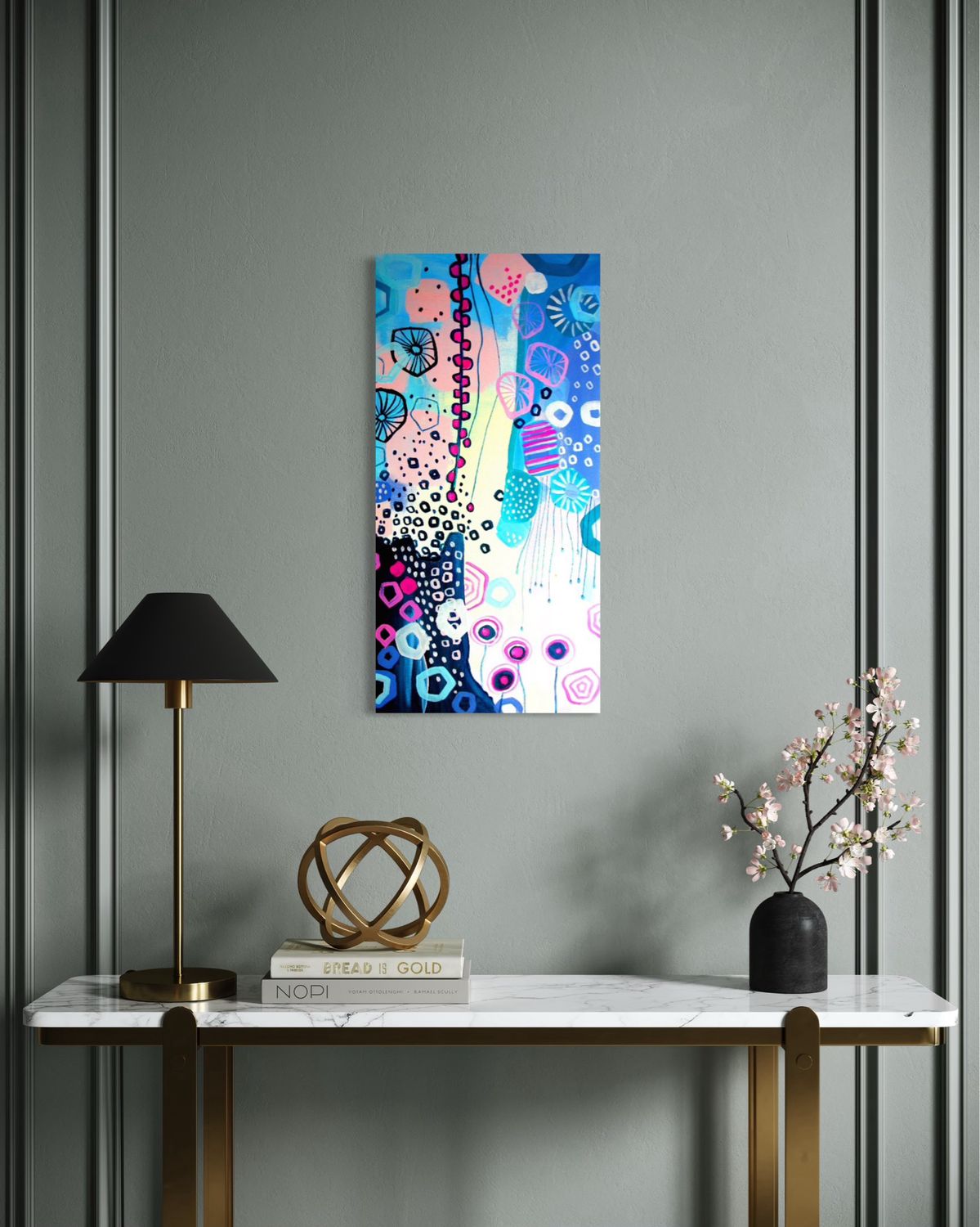 Forms - Abstract Painting with Impressive Color Depth