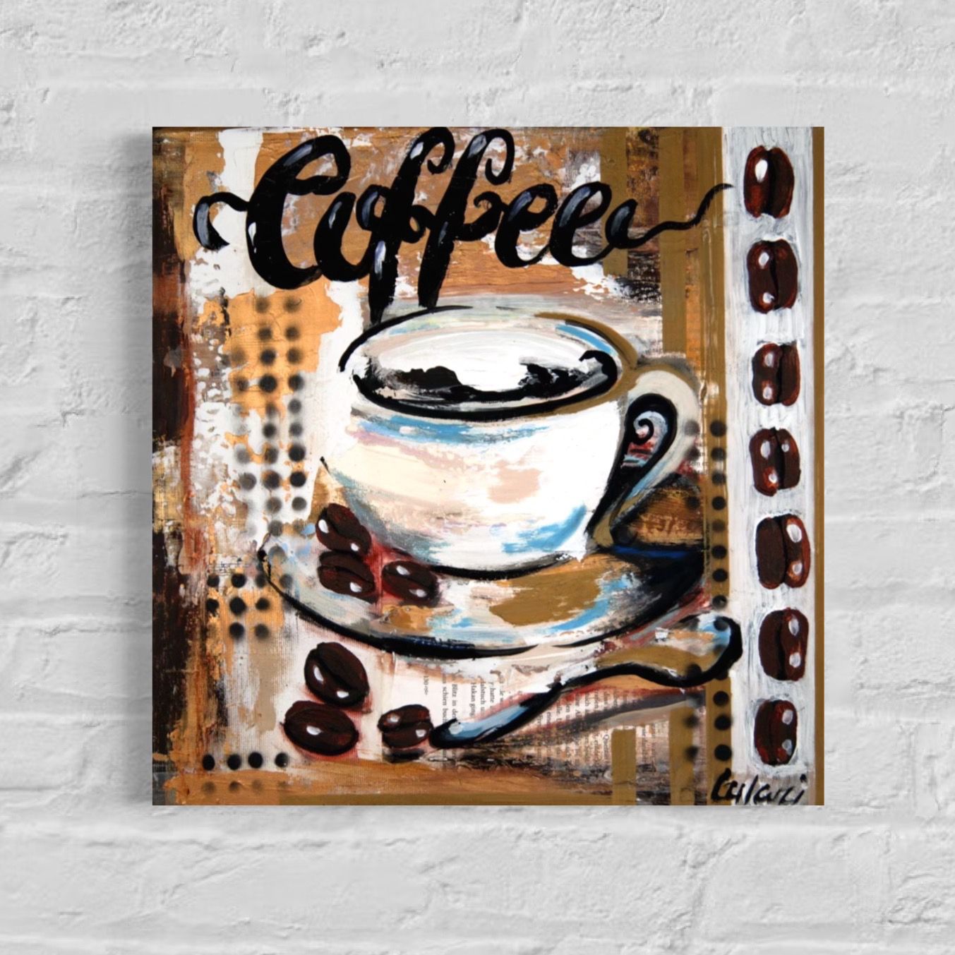 Coffee Art in Abstraction - Unique Artworks for an Extraordinary Look