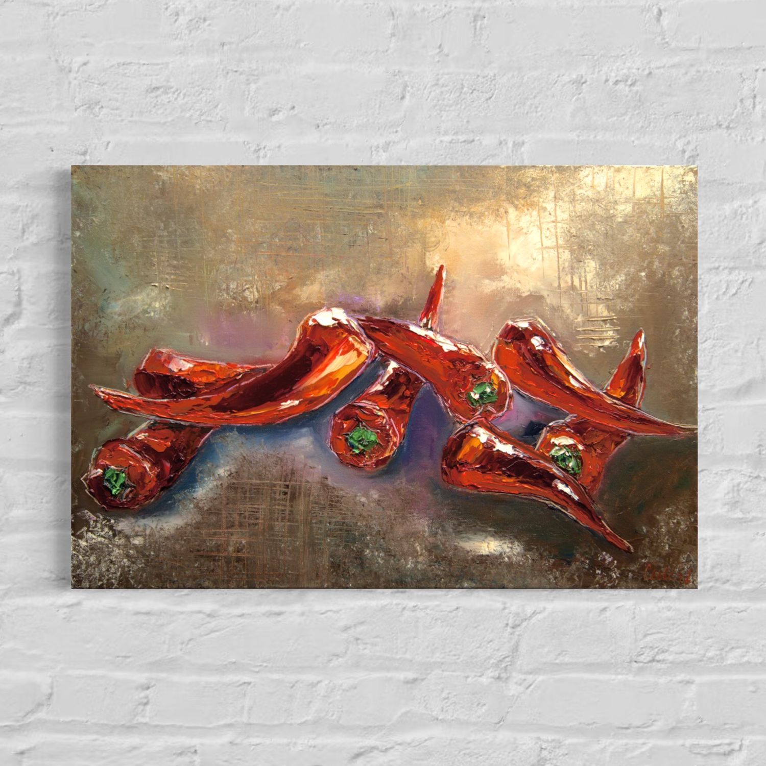 Peperoni Impression - Modern Wall Art