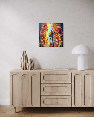 Togetherness in Abstraction - Artistic Abstract Paintings for Stylish Interiors