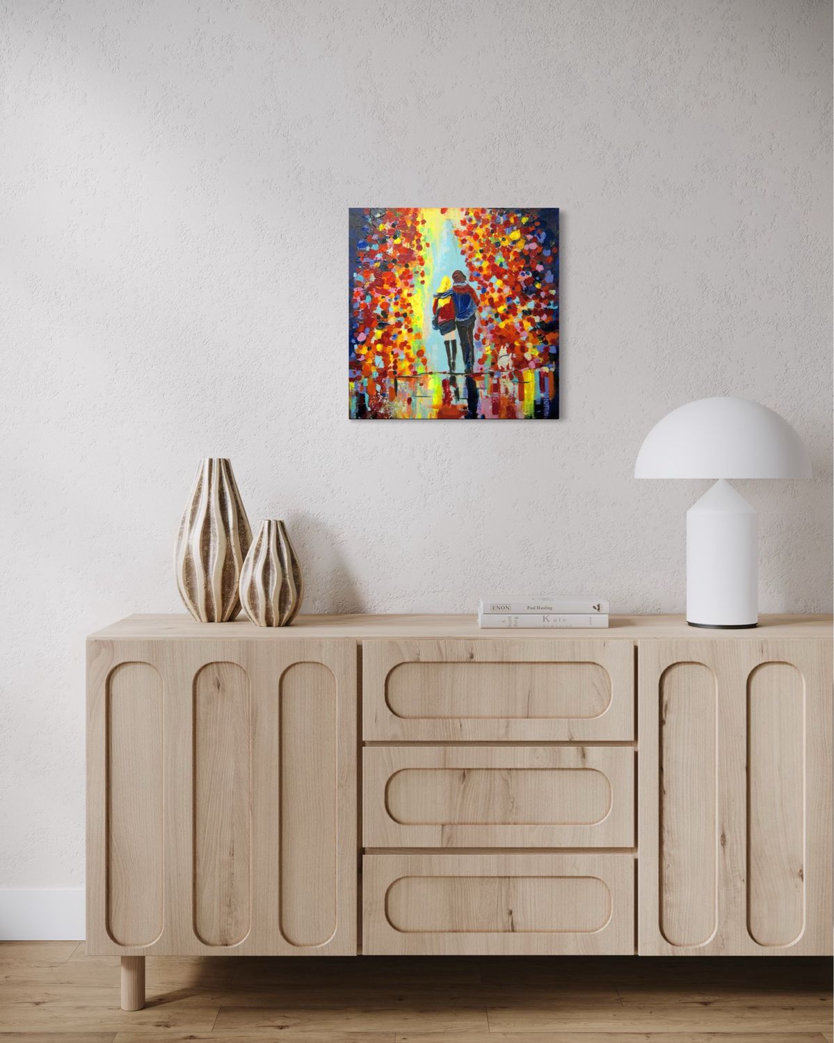 Togetherness in Abstraction - Artistic Abstract Paintings for Stylish Interiors