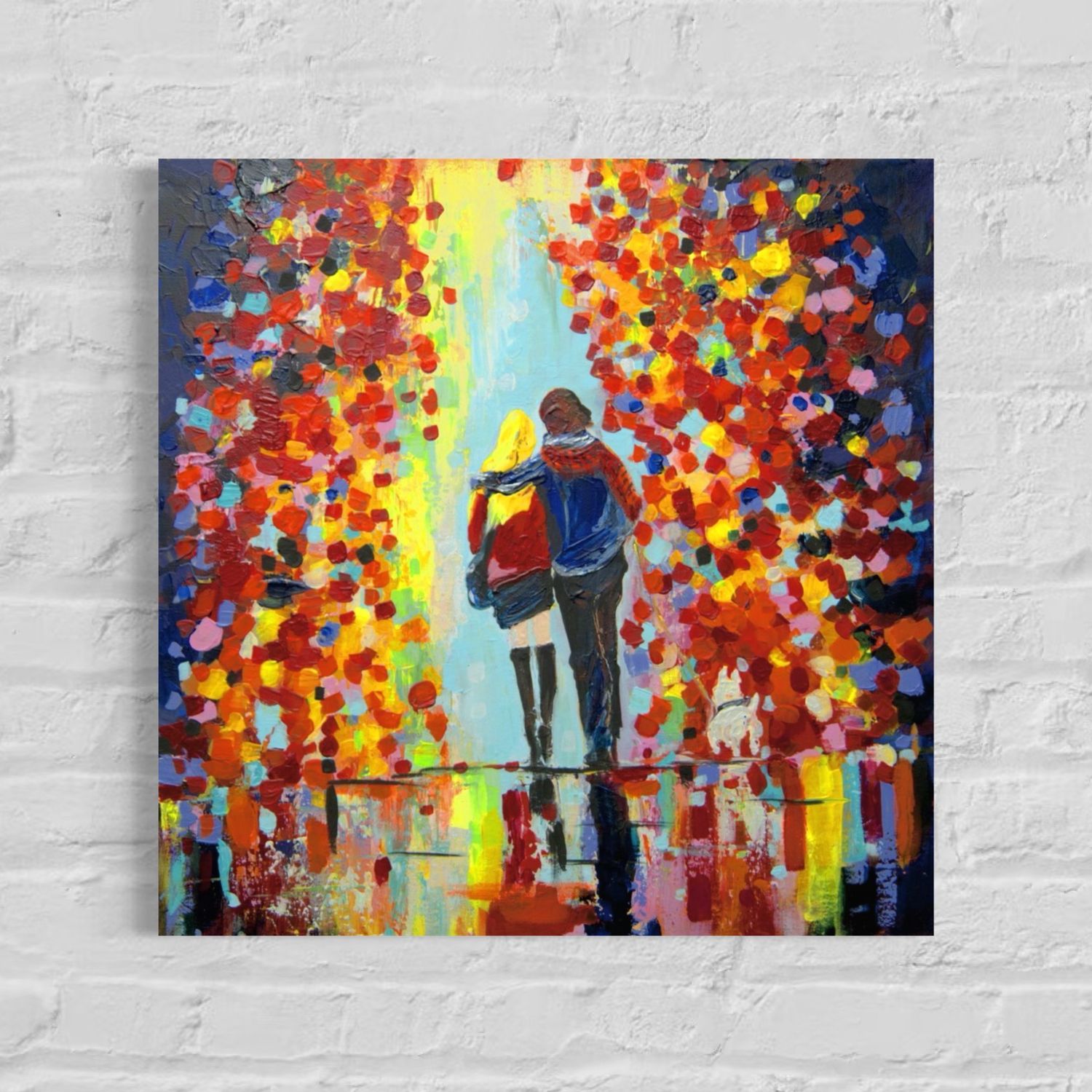 Togetherness in Abstraction - Artistic Abstract Paintings for Stylish Interiors