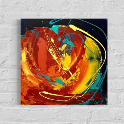Abstract Fantasies - Dynamic Canvas Paintings with Vivid Expression Abstract Fantasies - Dynamic Canvas Paintings with Vivid Expression