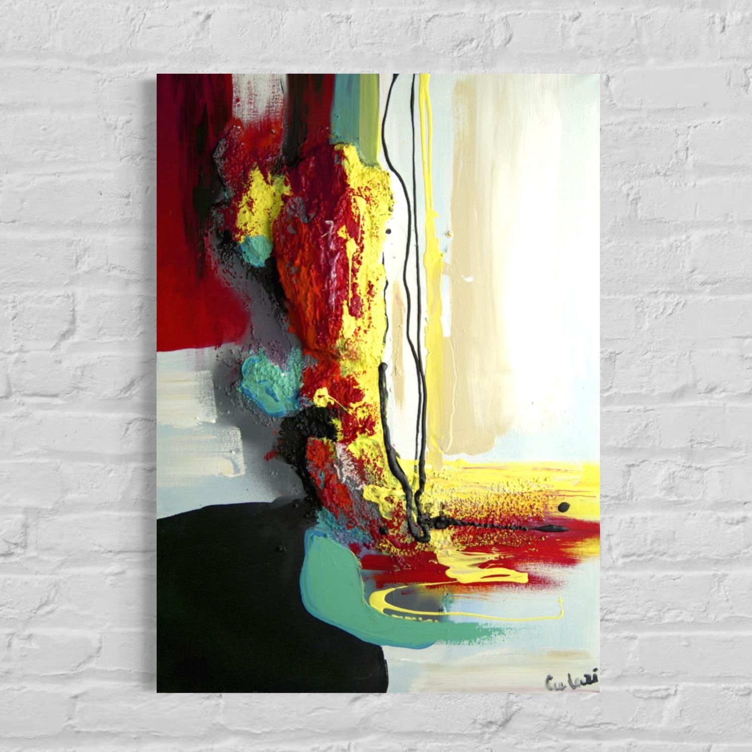 Organic Structures - Dynamic Abstract Art for Loft &amp; Office