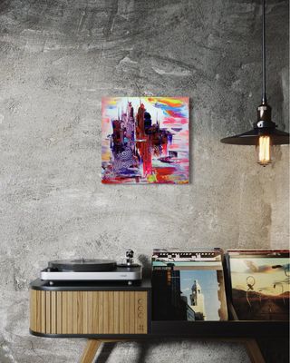 Urban Abstraction - Colorful Abstract Paintings with Texture