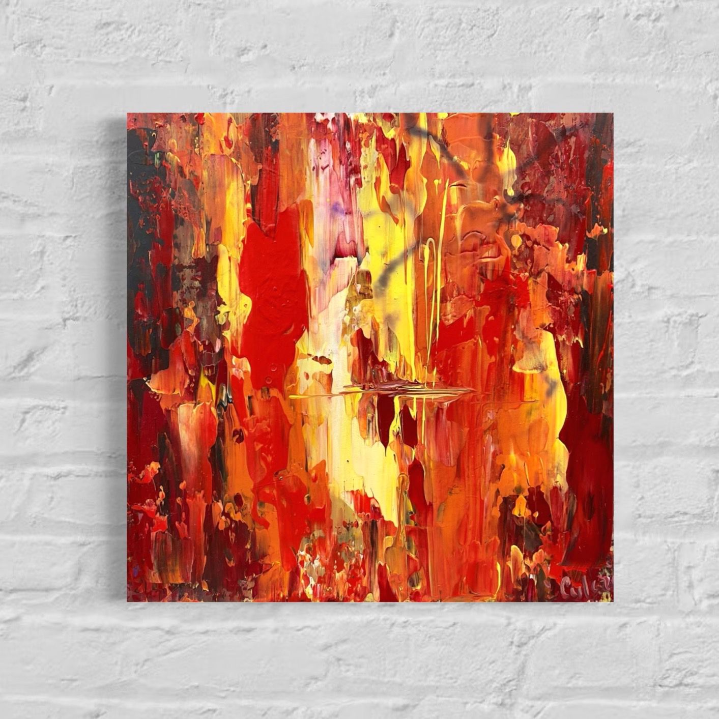 In the Flow of Emotions - Abstract Painting 