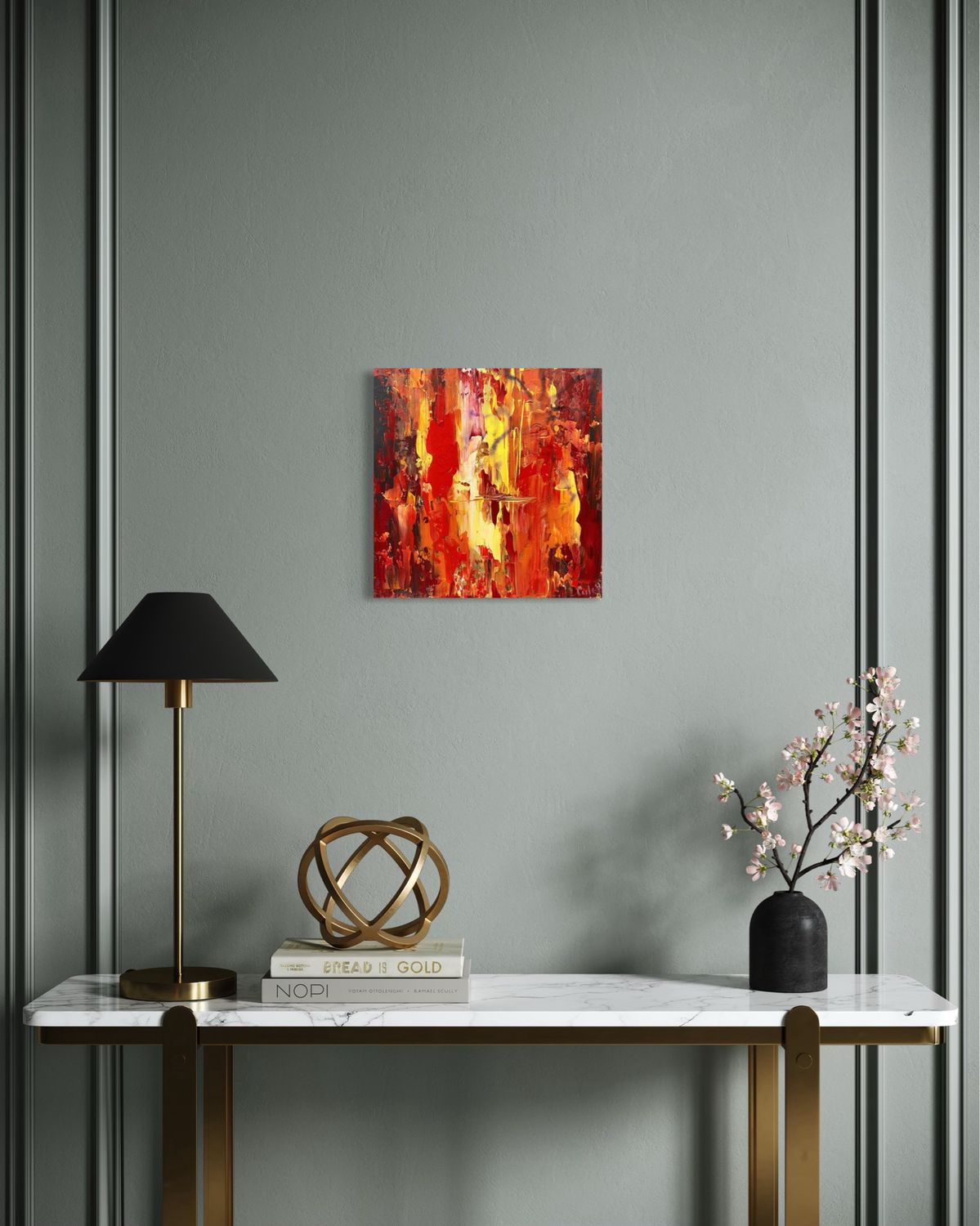 In the Flow of Emotions - Abstract Painting