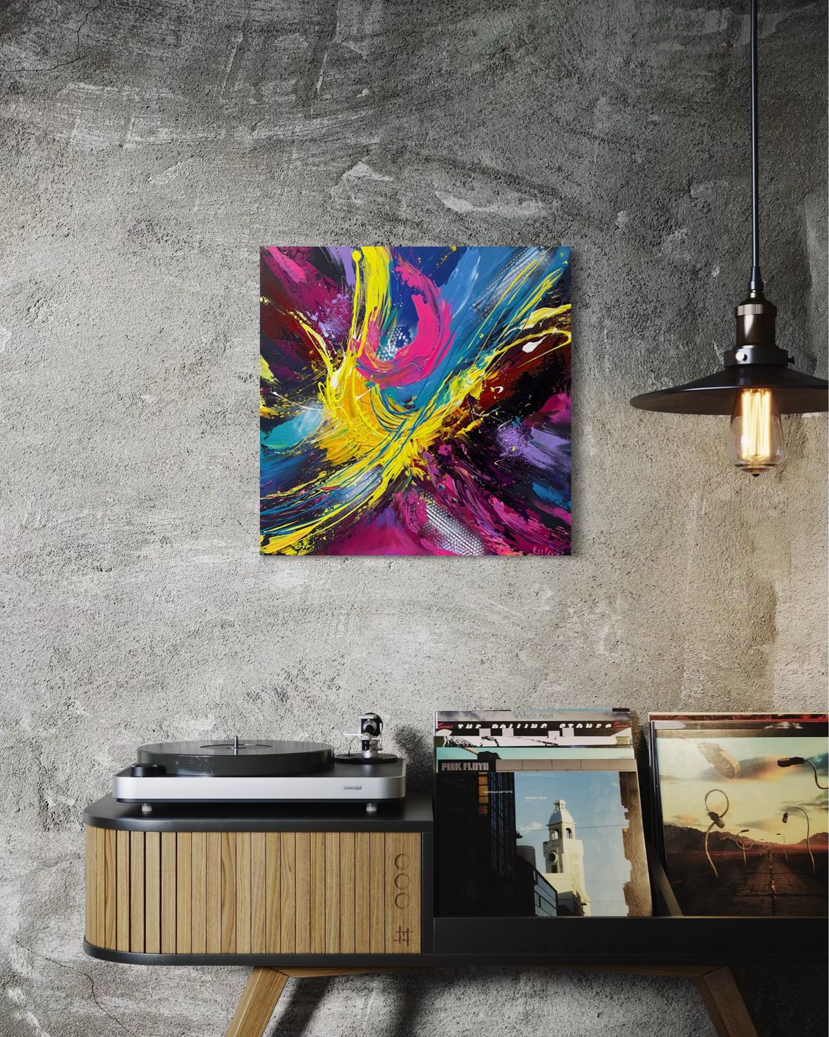 Moments of Silence-abstract Painting