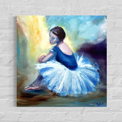 Dancer – Modern Impressionist Oil Painting | Original Art by Larissa Chupakhina Dancer – Modern Impressionist Oil Painting | Original Art by Larissa Chupakhina