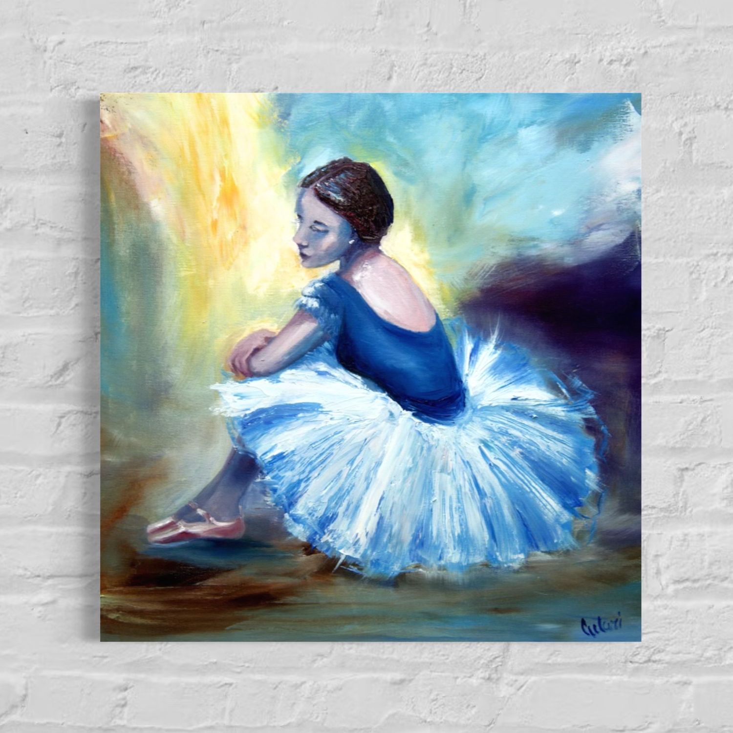 Dancer – Modern Impressionist Oil Painting | Original Art by Larissa Chupakhina