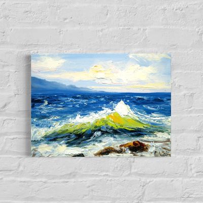 "Sea and Waves" – Impressionistic Depiction of Maritime Power and Beauty "Sea and Waves" – Impressionistic Depiction of Maritime Power and Beauty