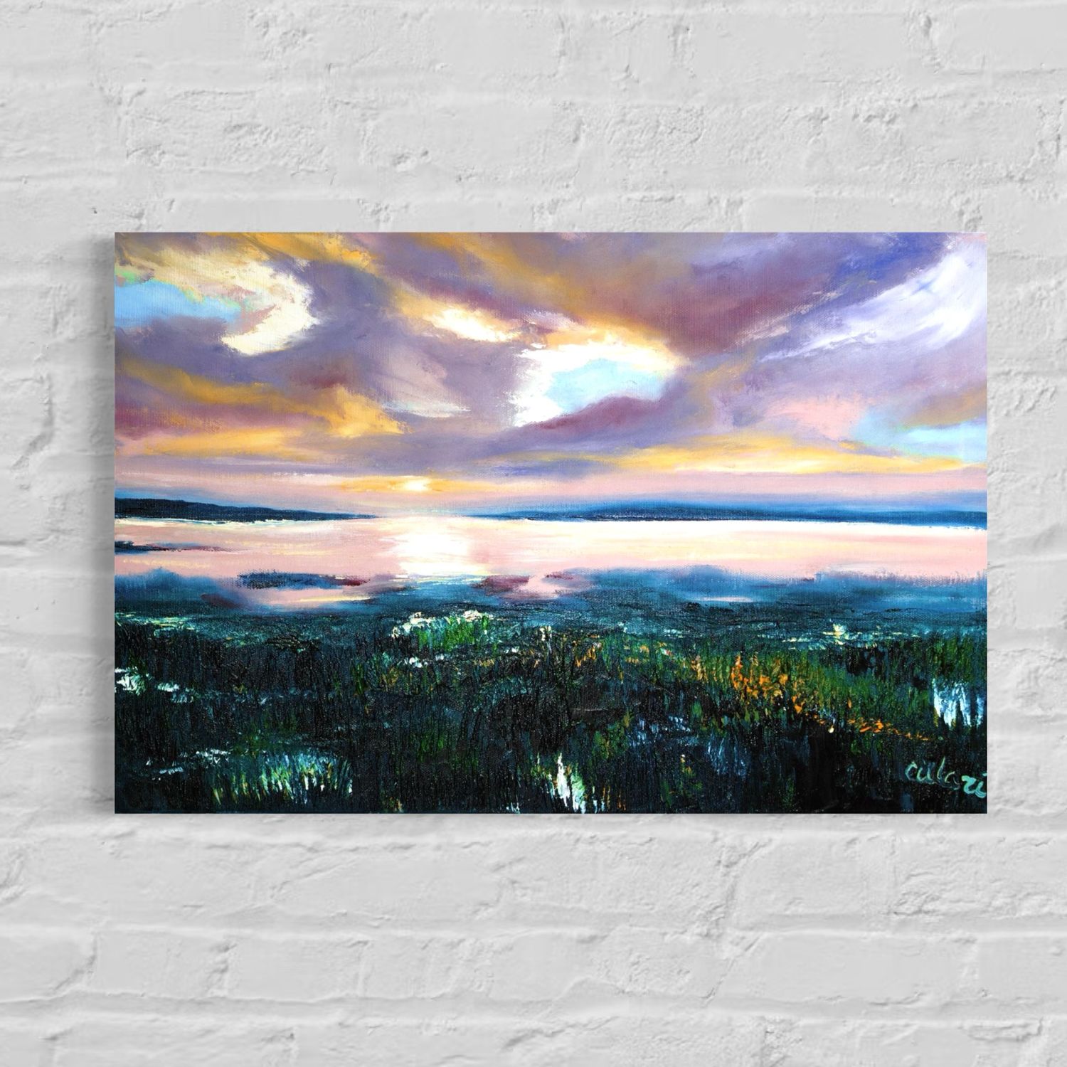 “Sea, Caorle, Italy” – Impressionistic Depiction of Mediterranean Serenity