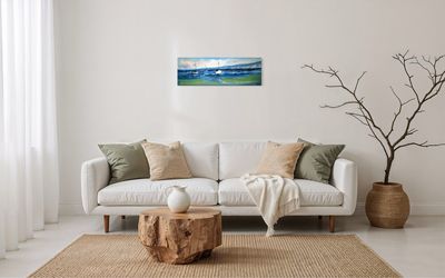 "Sea and Sailing Ships" – Impressionistic Depiction of Maritime Elegance