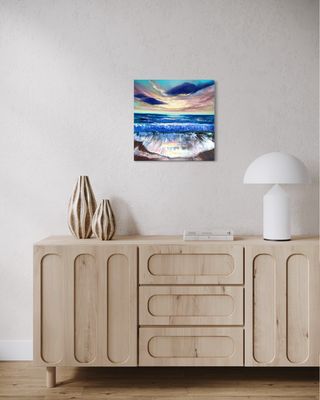 "By the Sea" – Impressionistic Depiction of Maritime Serenity