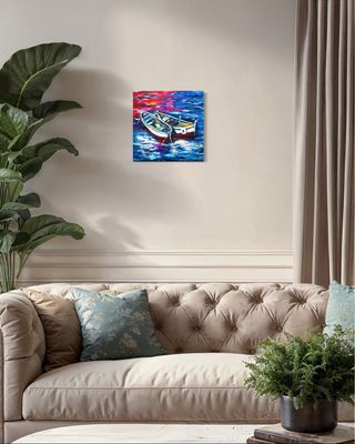 “Rowboats – Movement on a Calm Sea”